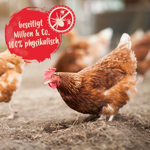 Ida Plus - Gurlite® Pulver gegen Milben – Natürlich gegen die Rote Vogelmilbe – Effektiver als Kieselgur oder Kieselerde – Ökologisch zugelassen – für Hühner, Wachteln & anderes Geflügel - OHNE CHEMIE