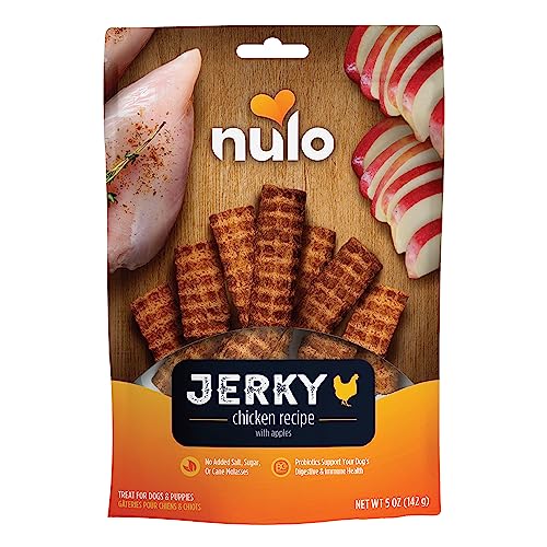 Nulo Freestyle Premium Jerky Strips Canine Treats, Grain-Free Excessive Protein Jerky Strips made with BC30 Probiotic to Help Digestive & Immune Well being Nulo Freestyle Premium Jerky Strips Canine Treats, Grain-Free Excessive Protein Jerky Strips made with BC30 Probiotic to Help Digestive & Immune Well being