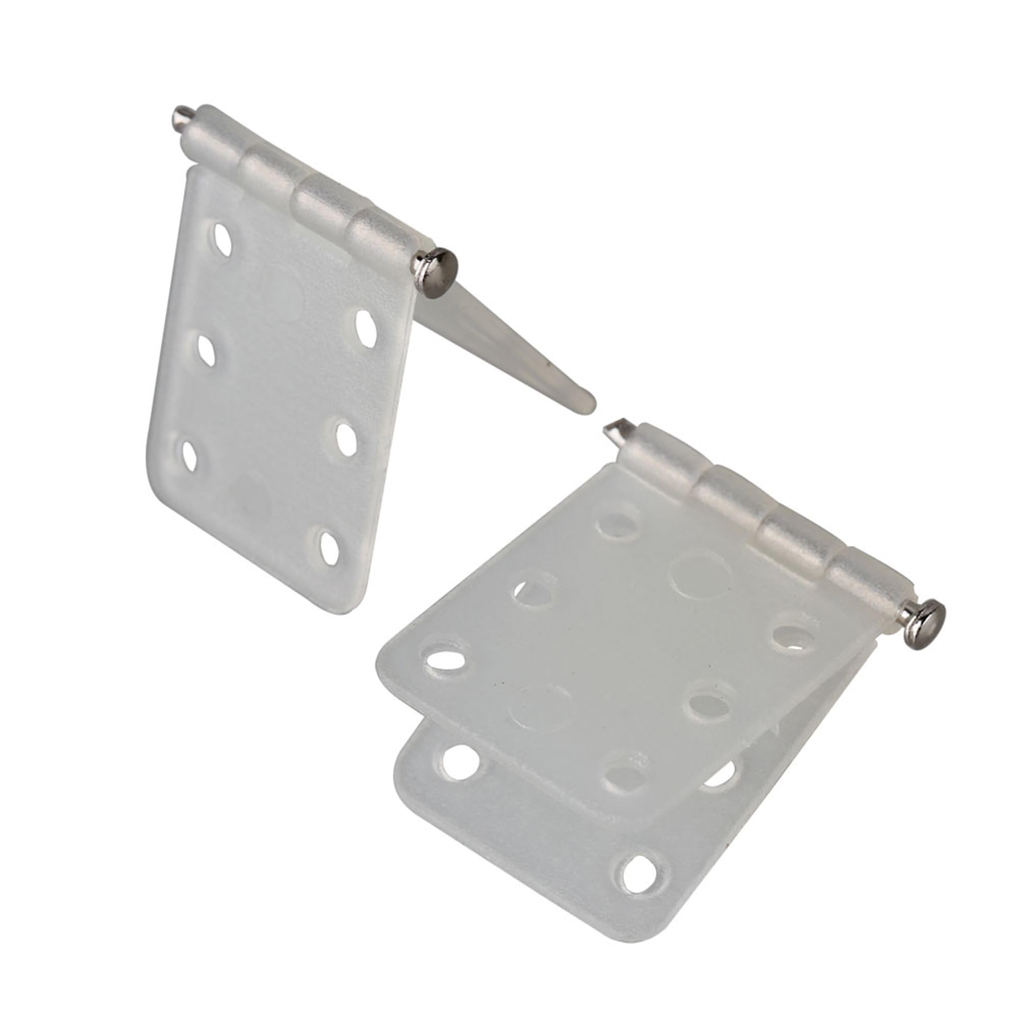 Mxfans Plastic RC Airplane Pinned Hinge 11 x 25 mm 1 mm Hole Dia Set of 20