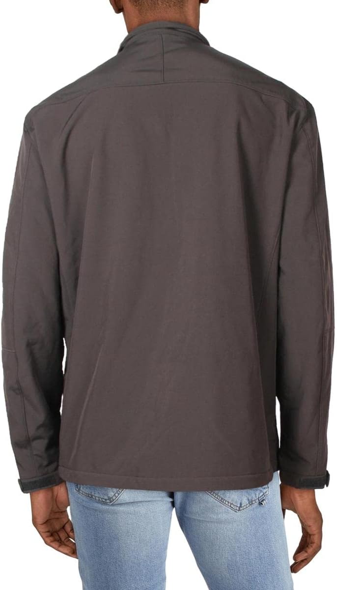 Weatherproof Midweight Soft Shell Jackets for Men – Men’s Water Resistant Windbreaker with Stand Collar (S-3XL)