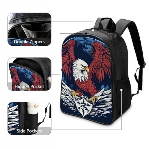 Mochila infantil Eagle para el colegio y excursiones con bolsillos laterales prácticos 3