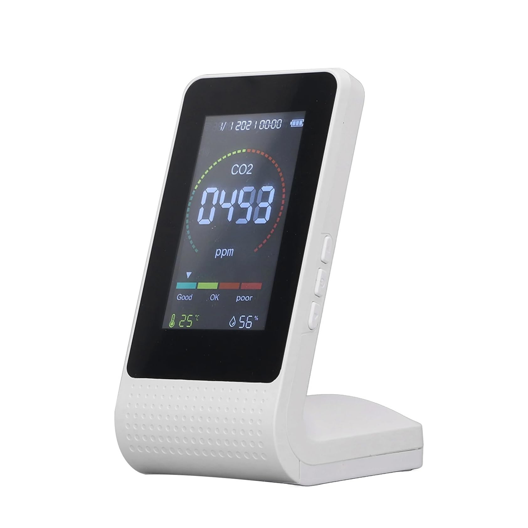 Monitor de calidad del aire de CO2 multifuncional con pantalla digital LED