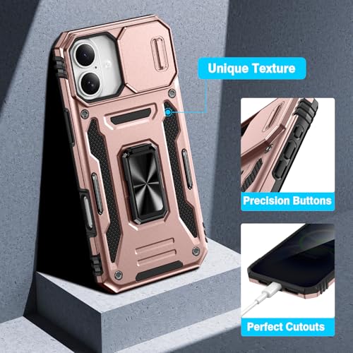 Coque iPhone 16 Plus VEGO de protection robuste militaire avec béquille
