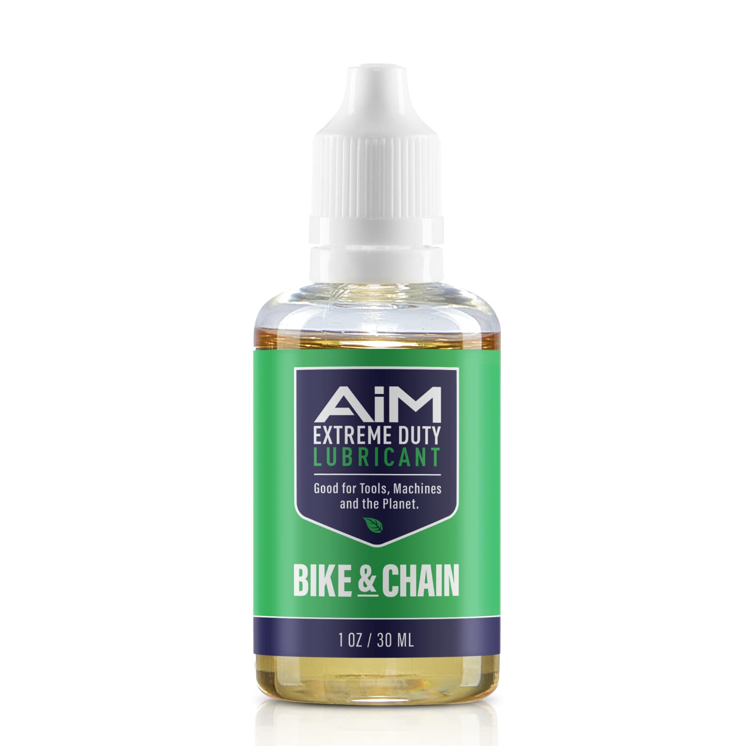 PlanetSafe Lubricants AiM Bike Chain Lube - 1oz + 2 oz - Bicycle Chain Lubricant for Road, Mountain & MTB Bikes - Dry and Wet Conditions - Non Hazardous, Safe for You - Made in the USA