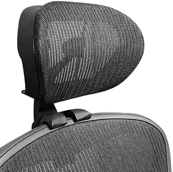 Aeron Headrest fit Classic Aeron Size B and C Chair by OfficeLogixShop Graphite Frame - Black 3DO1 MESH