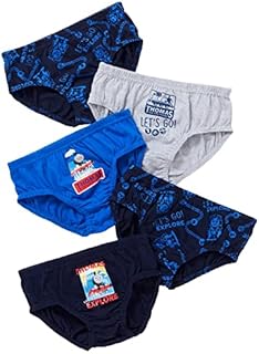 Thomas The Tank Engine Boys Back To School 5 Pack Slip Briefs UK Seller