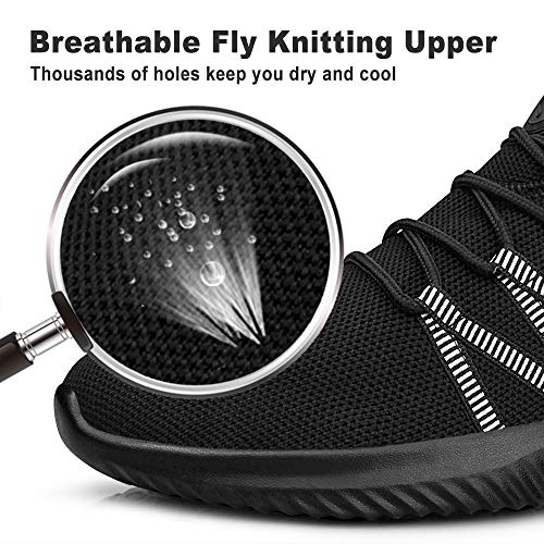 Image of Feethit Mens Slip On Running Shoes Breathable Lightweight Comfortable Fashion Non Slip Sneakers for Men