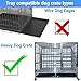 JOZERMADE Durable Dog Kennel Tray ChewProof Replacement 35