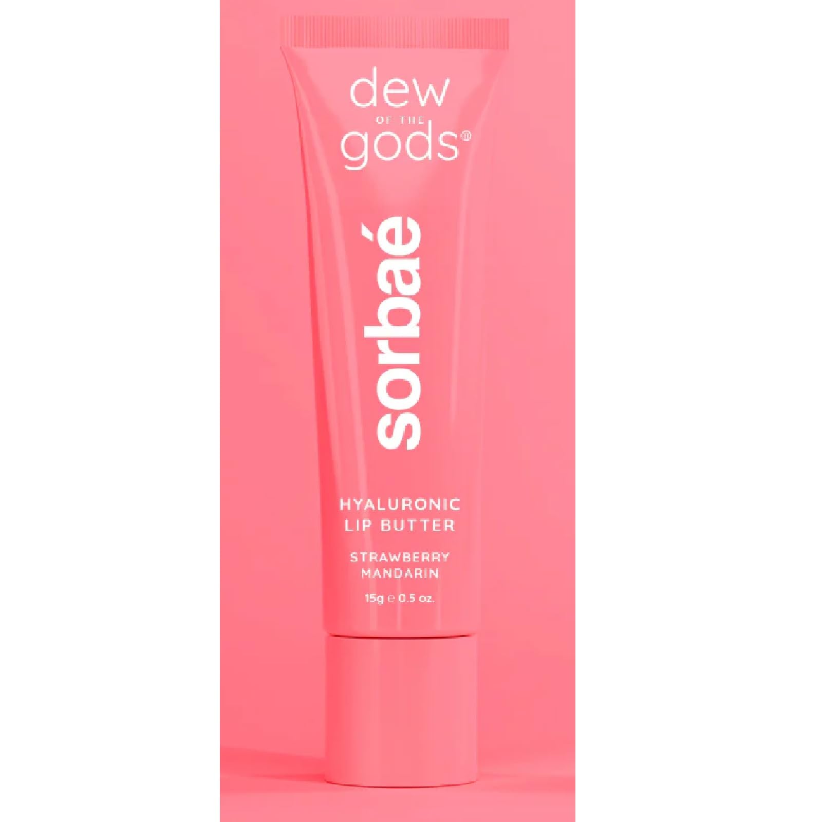 Dew Of The Gods- Sorbaé Hyaluronic Lip Butter in STRAWBERRY MANDARIN 15g/0.5oz