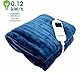 Bastilipo - Blaue Flanell-Heizdecke, 120 W, 180 x 130 cm, Modell MELC-120