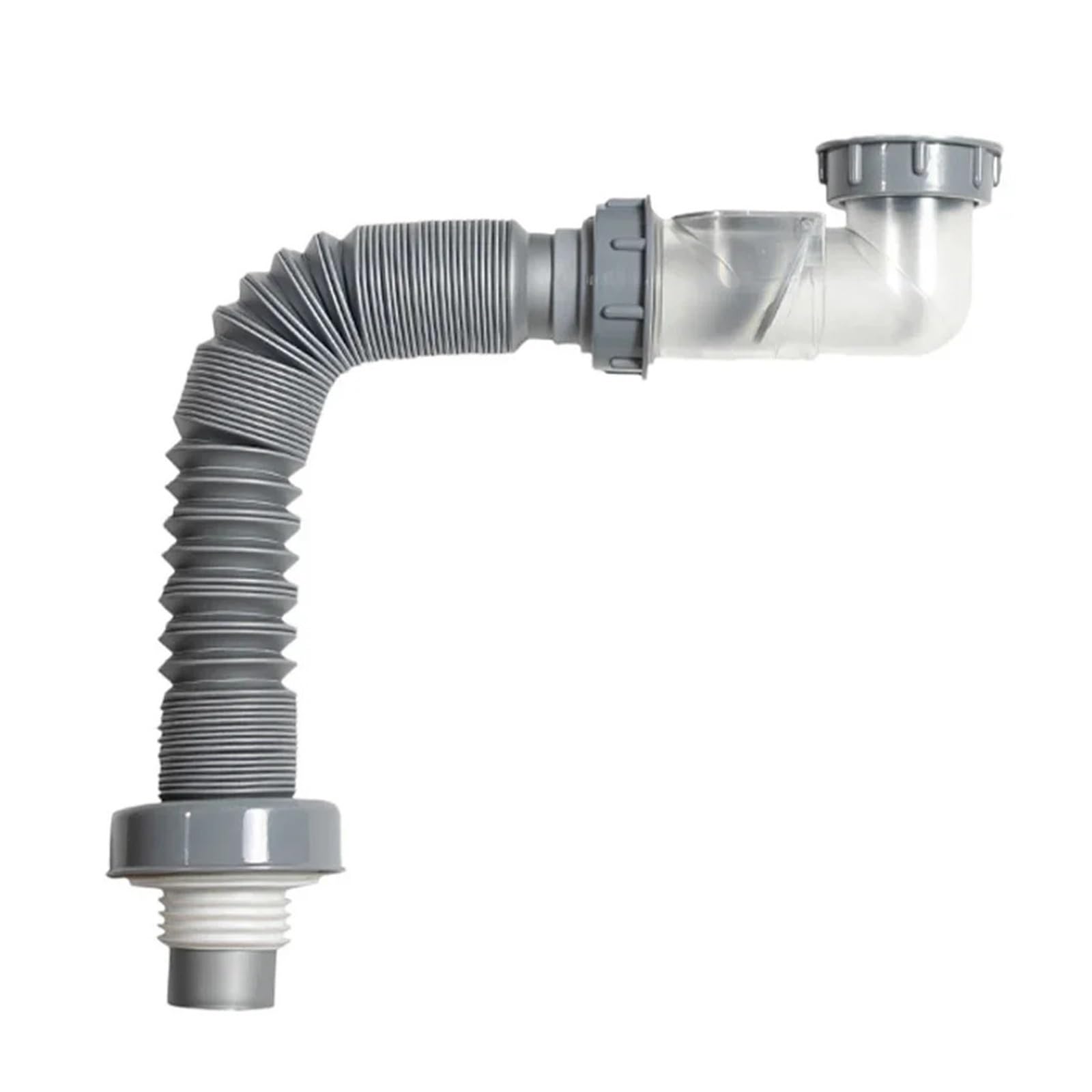 Accesorios de alcantarillado cocina Juego mangueras drenaje for fregadero Drenaje rápido Sello filtración basura Almacenamiento