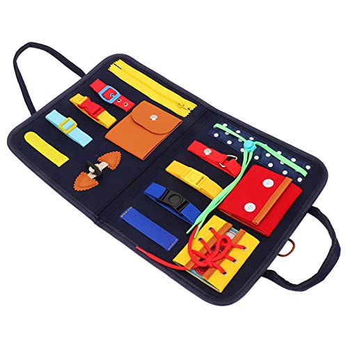Horett Busy Board Felt Montessori 11,1 X 17,4 Pouces Jouet pour Autisme – vue 6