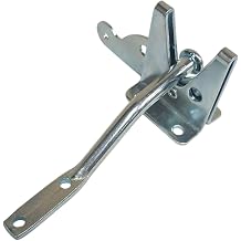 Automatic Gate Latch, 5 Inch, Zinc Coated, Self-Locking, with Padlock Hole - 10 Pack