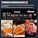 Vakumar Precision Vacuum Sealer Machine Pro, with Cutter and Lagre Bag Roll(Up to 70 Feet Length)/ Viewing Lid, 3 Modes Auto Food Vacuum Sealer for Sous Vide