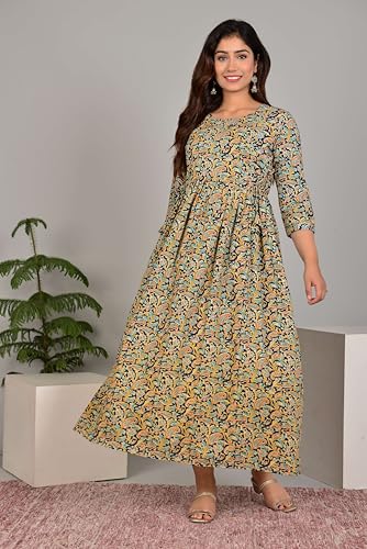 Image of Maternity Feeding Kurtis for Women Cotton - Zip Access Nursing Dress | Comfortable Pregnancy Wear | Stylish Feeding Kurti | Soft Cotton Maternity Dresses for Womens