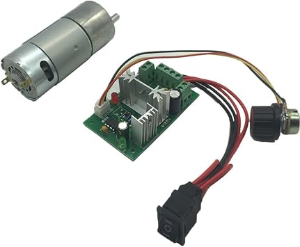 Vehicle Power 12V DC Gear Motor High Turque Reversed 12volt 6-800RPM Gear Metal Mini Electric Motor DIY Metal Gearbox Pumps Robot Size 12v 89rpm, Color Package D