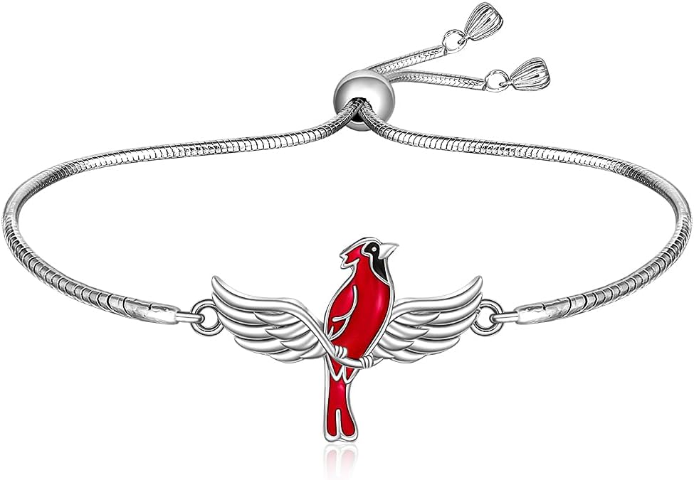 Chrsitmas ST Patricks Day Shamrock Hummingbird Sea Turtle Dolphin Black Cat Dog Paw Print Elephant Cardinal Bracelet for Women Sterling Silver Cute Animal Celtic Knot Adjustable Jewelry Gifts