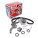 DNJ TBK151AWP Timing Belt Kit with Water Pump 2003-2010 / Chrysler, Dodge, Jeep / Caravan, Liberty, PT Cruiser, Sebring, Stratus, Voyager, Wrangler / 2.4L / DOHC / 16V / 148cid / EDZ / VIN 1, VIN 9