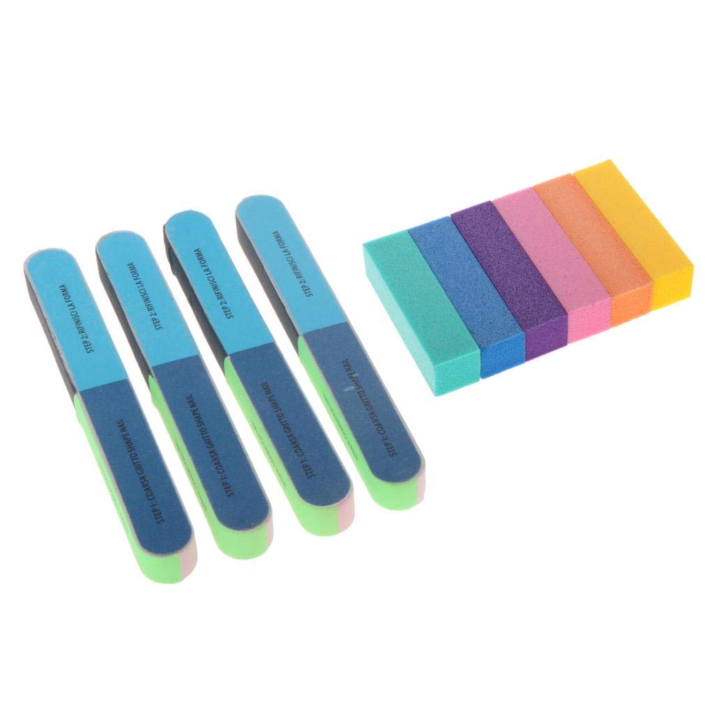 Misppro Sanding Grinding Tools Set - 10pcs Polishing Stick Block for Model Kit Hobby Finishing