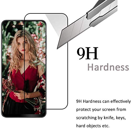 Image of Screen Protector for Samsung Galaxy A71 / A80 / A81 / A90 (Black) Tempered Glass Edge-to-Edge 6D Screen Guard With Installation Kit