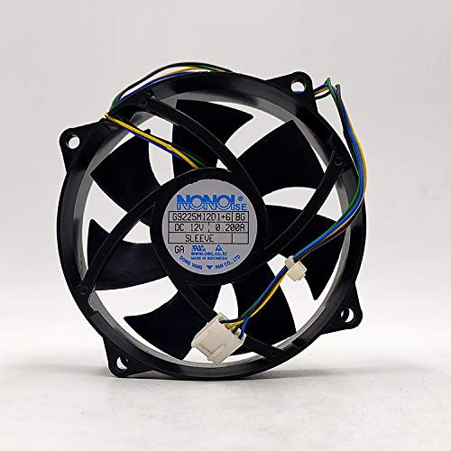 9225 12V 0.200A G9225M1201+6 BG 9cm 4Pin Motherboard PWM Speed Control Temperature Control Fan
