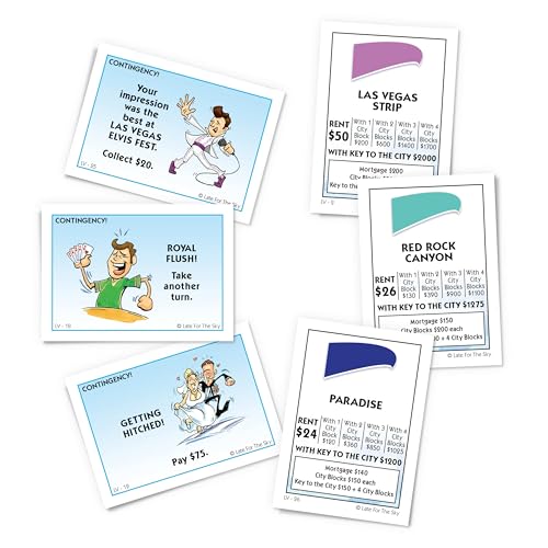 Late for The Sky Las Vegas-Opoly Juego de Mesa miniatura 3