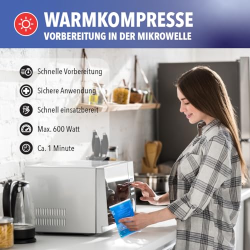 IEA Medical Kalt Warm Kompressen Mischset | 3er Set Kühlpacks für Prellungen, Insektenstiche und andere Verletzungen | wiederverwendbare Gel-Kühlkissen | 2 Größen, Kühlpads, cool pack, kühlpads kinder