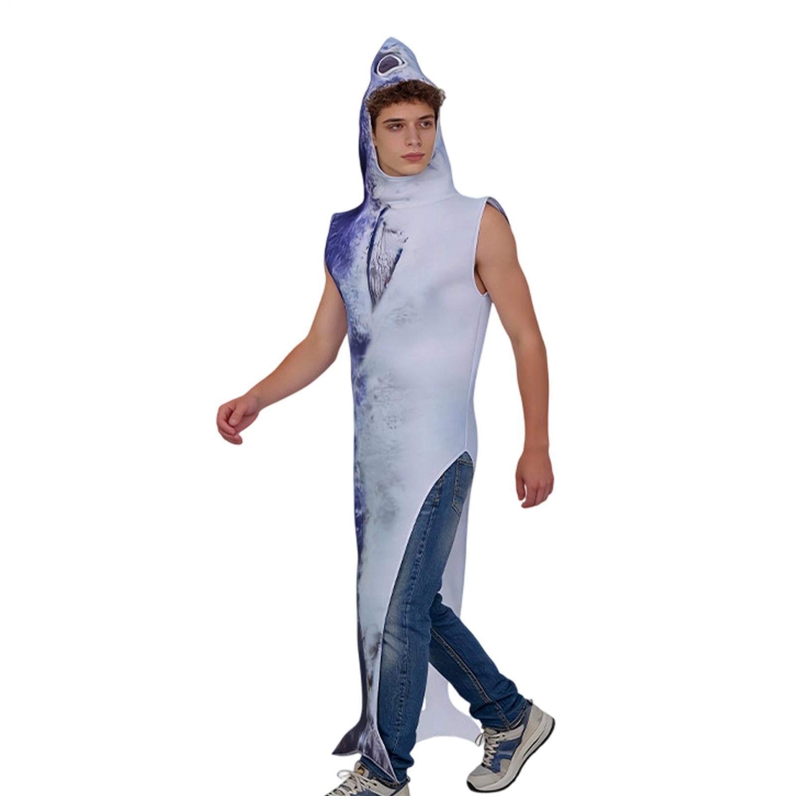 Costume de scène requin avec coupe ample pour performance - 8