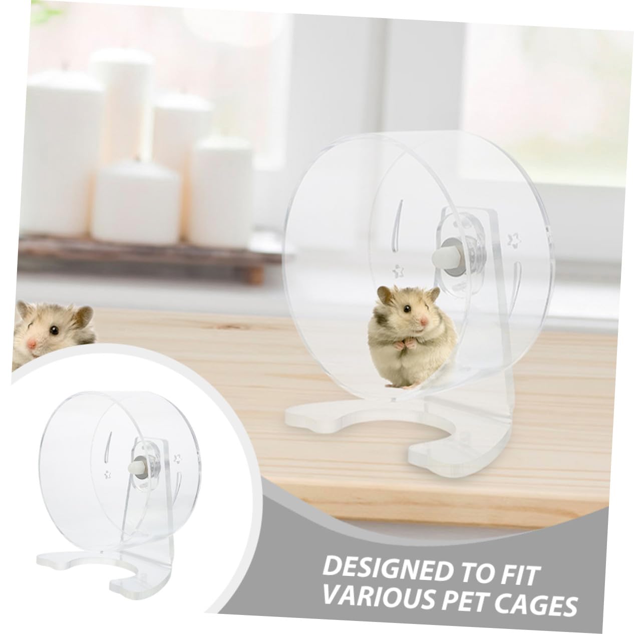 pour Hamster Souris Exercice Roue Silencieuse pour Petit Animal De Compagnie Roue De Course pour Hamster D & # 39 Activité pour Petite De Course pour Animal De