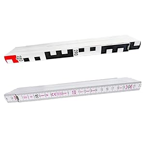 Volmer Nivellierzollstock 3 m Geometer-Maßstab