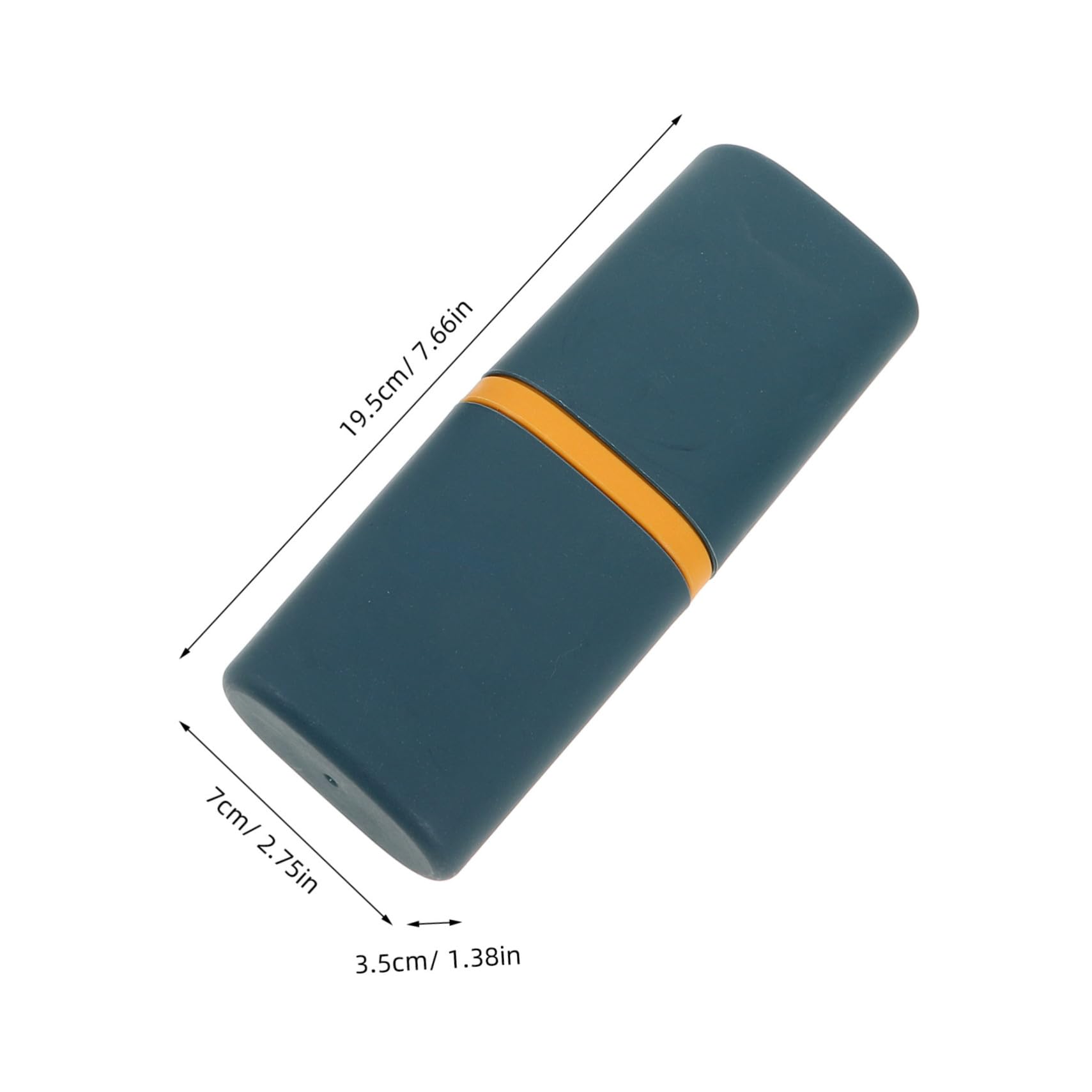 FOMIYES Set da 8 Pezzi Custodia Portaspazzolino da Viaggio, Contenitore Multifunzione per Spazzolino, Dentifricio e Accessori, Realizzato in Pp, per Bagno, Scuola, Ufficio