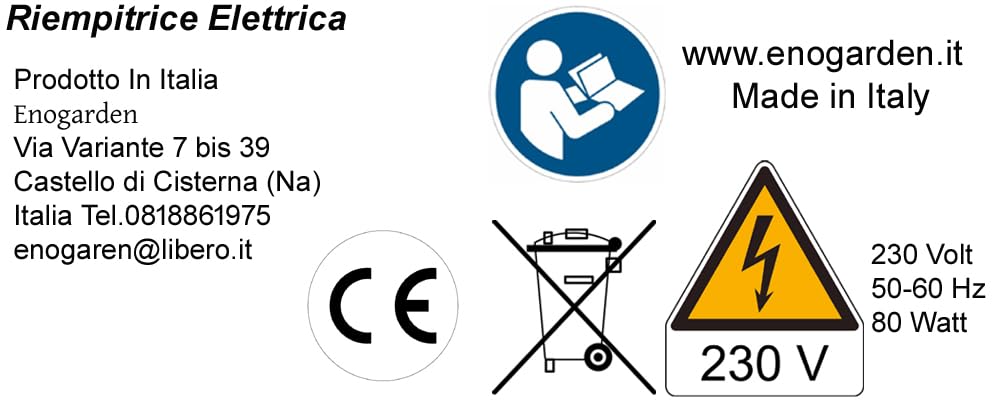 Riempitrice travasatore elettrico pneumatico