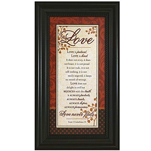 Carpentree 12205 Love is Patient Framed Art