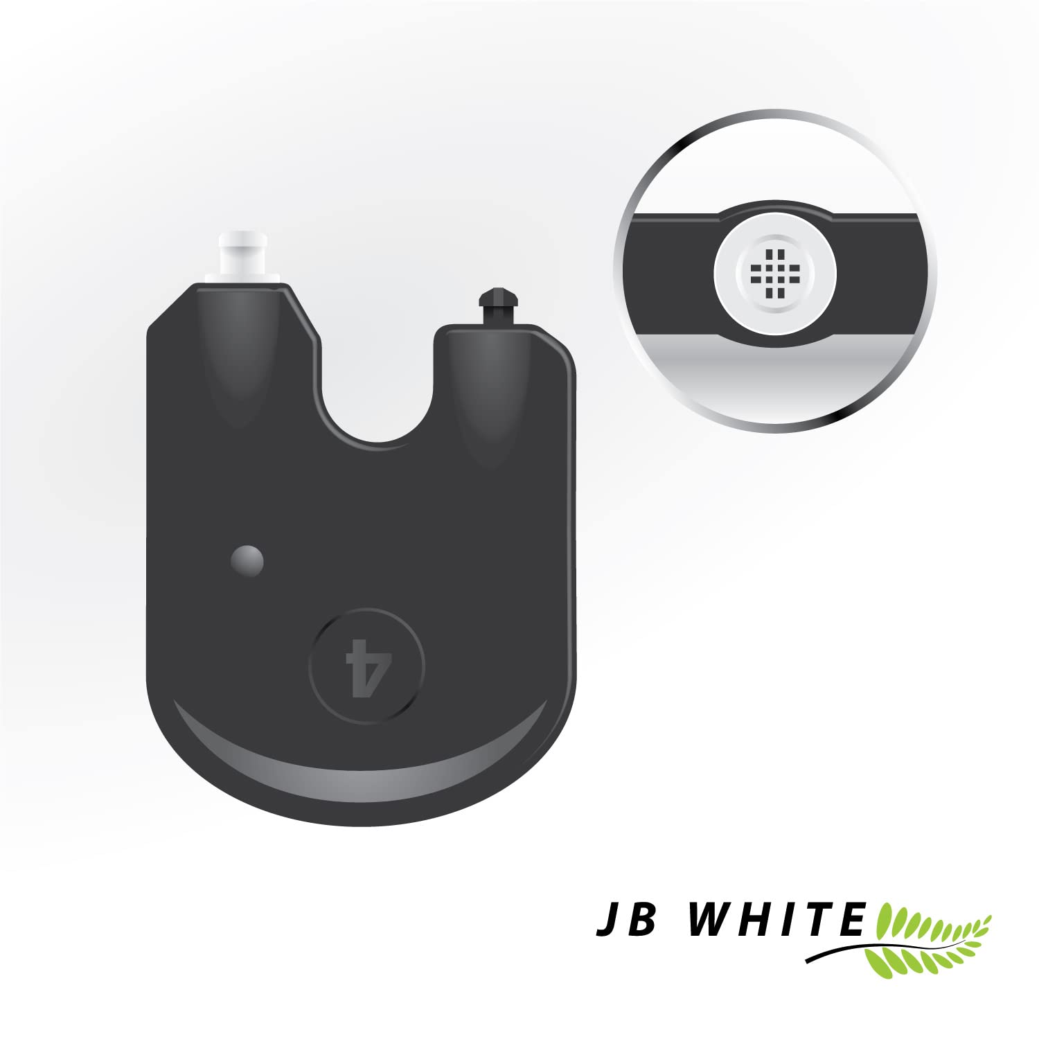 JB White 18 sztuk ProWax MiniFit filtrów do wosku słuchowego kompatybilnych z aparatami słuchowymi Oticon, Bernafon i Auditio, 3 x dyski z 6 narzędziami i 6 filtrami, kolor czarny