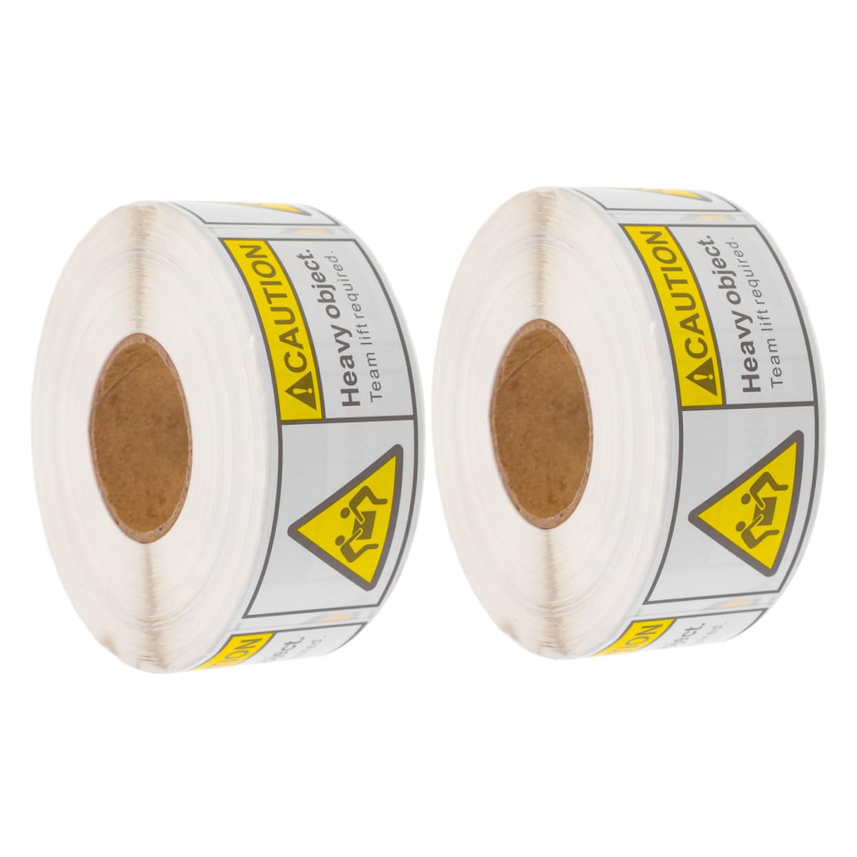 Mobestech 4rouleaux Autocollants Avertissement Poids Lourd Étiquettes Adhésives Pour Expédition Et Manutention De Colis Lourds De Stickers Pour Transport Sécurisé