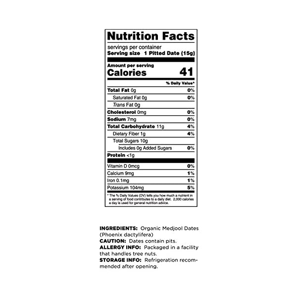 Terrasoul Superfoods Organic Medjool Dates, 2 Lbs - Soft Chewy Texture | Sweet Caramel Flavor | Farm Fresh