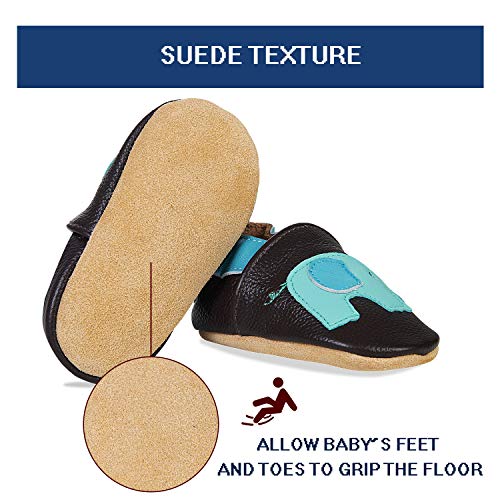 Zachte lederen baby schoenen wandelen schoenen baby suède zolen antislip 0-6 maanden tot 18-24 maanden - Image 5