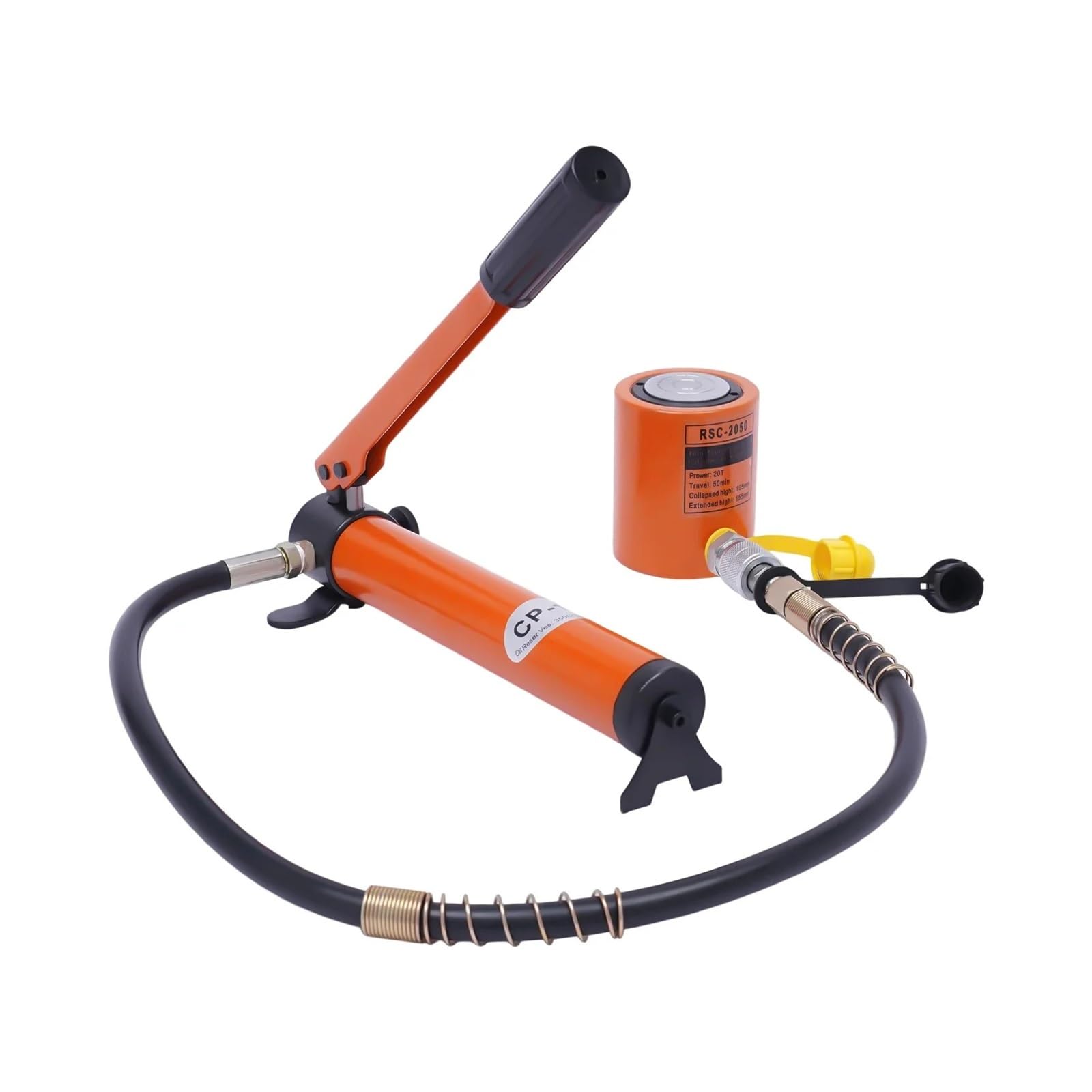 Expansor de tubo, Gato Cilíndrico Hidráulico De 10T/20T Con Bomba Manual CP-180. Ideal For Maquinaria Y Construcción Naval, Ofrece Elevación Confiable(20T)