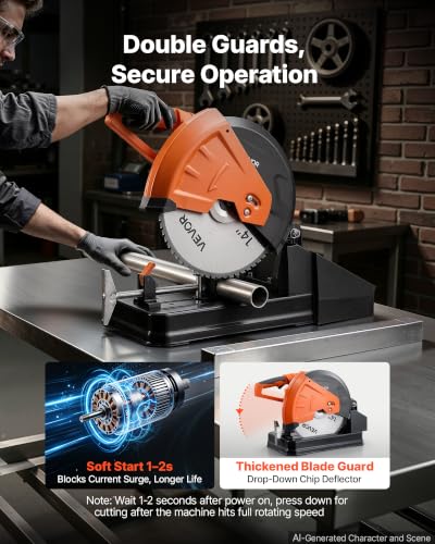 VEVOR 14" Cold Cut Chop Saw