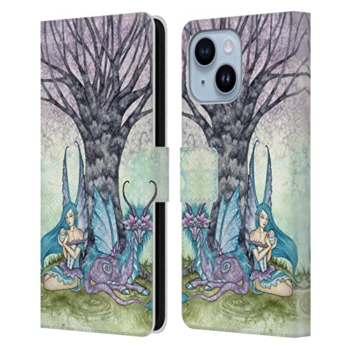 Coque cuir iPhone 14 Plus Amy Brown pour sublimer votre quotidien avec l'art fantasy.