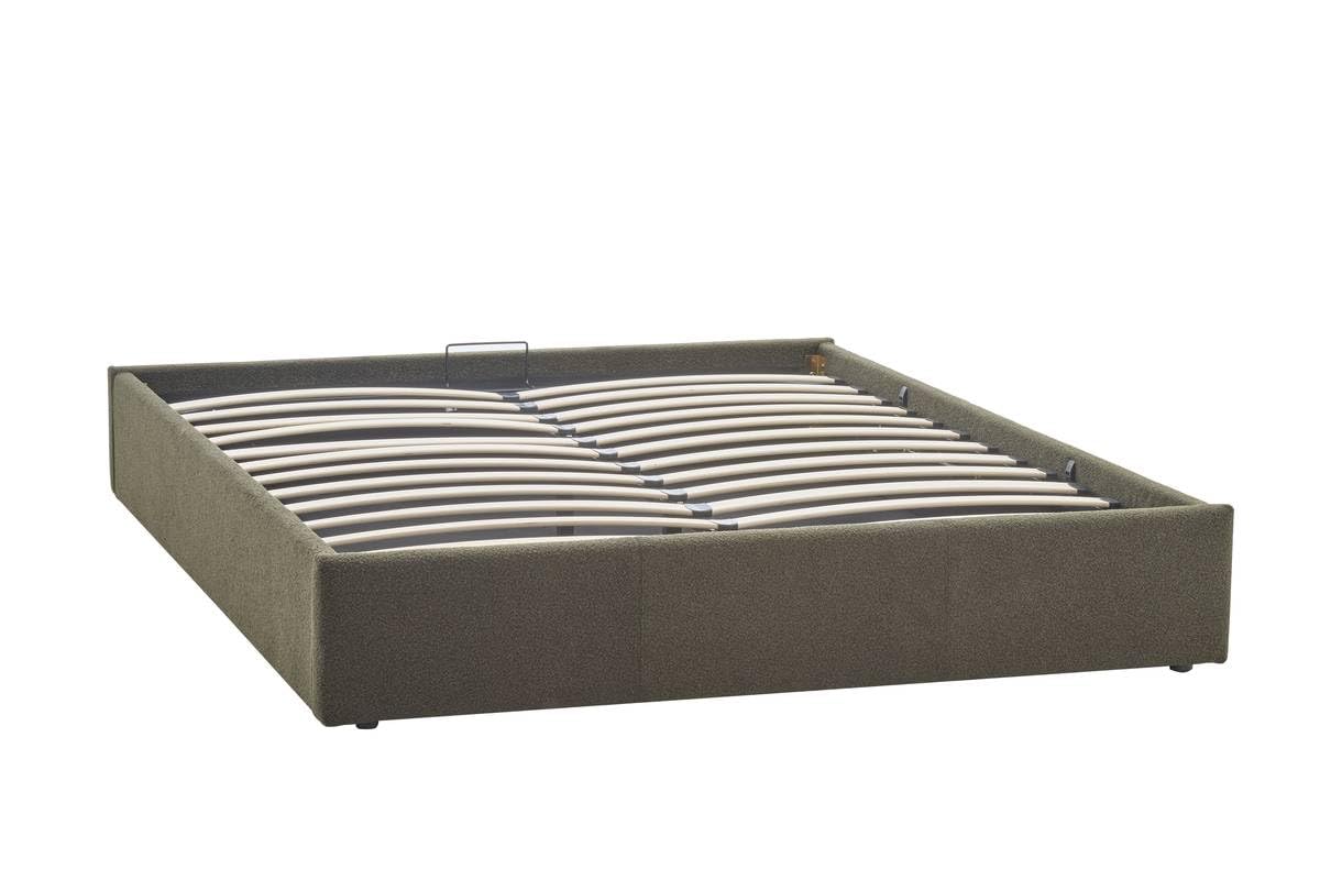 Atmosphera - Lit Coffre Luna rectangulaire 160x200cm Vert