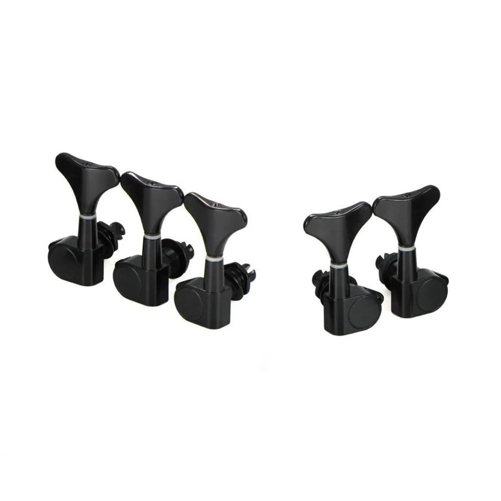 Klucze Gitarowe 5 Częściowy Zestaw Tunera Do 5 Strunowego Basu Elektrycznego(3L2R Black)