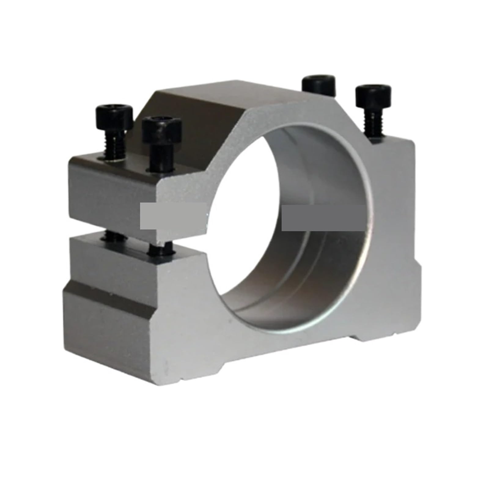 Lyvqzpwlr 48Mm Spindle Clamp， Cnc Spindle Motor Clamp， Spindle Motor Clamp Mounting Bracket Seat Screw Cnc Inner Diameter 48-56Mm Aluminum(48Mm)