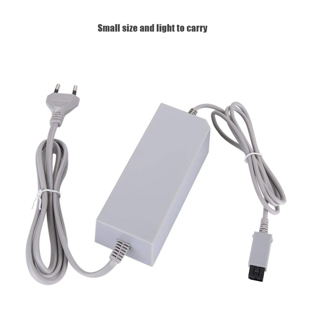 Cavo Alimentazione Wii – Adattatore Universale 100-240V EU Plug, Compatibile con Wii Console [Versione Aggiornata]