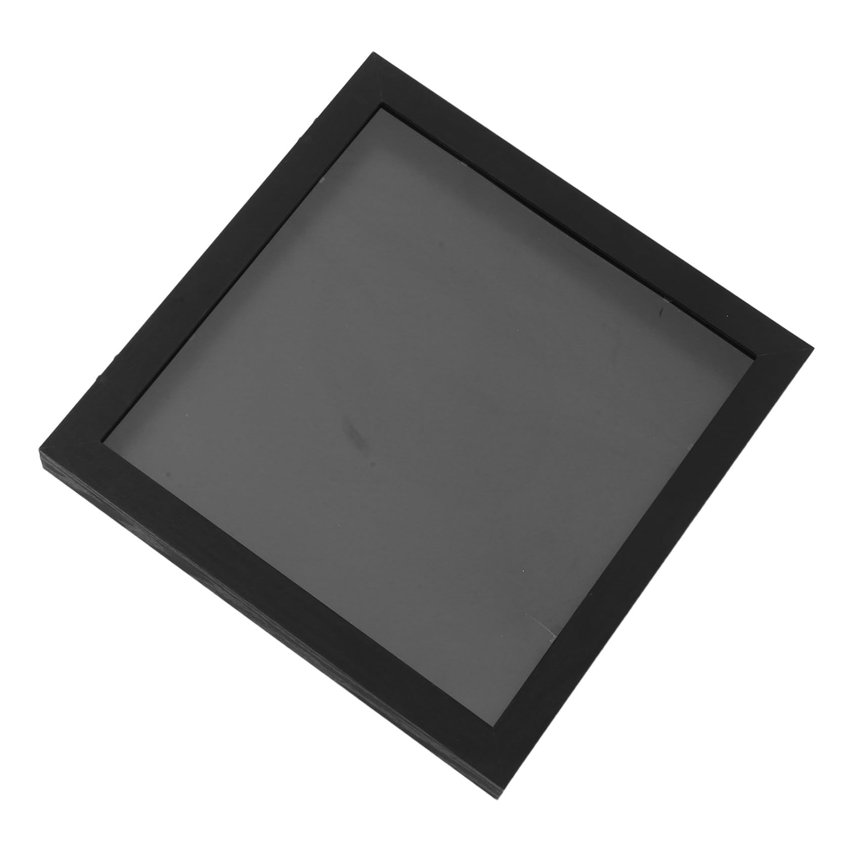 Mipcase Marco de Camiseta de Fútbol de Madera Negro 13x13 Pulgadas