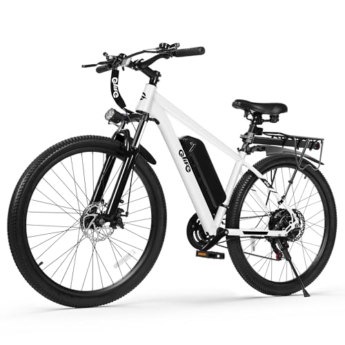 Qlife Racer Electric Bike for Adults - 21-Speed Mountain Lightweight Ebike with Peak 1000W Brushless Motor,48V 375Wh Removable Battery,26X2.1 Tire Step Over E-MTB,Up to 40 Miles Range image 13