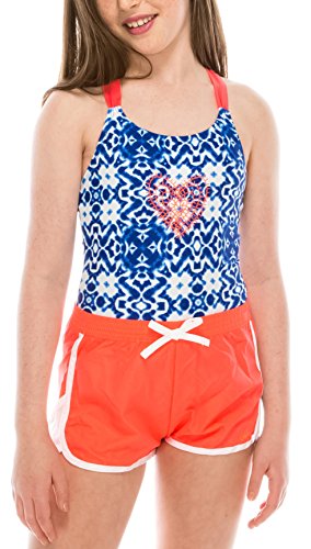 Image of ToBeInStyle Girl's Spaghetti Strap Printed Assorted Styles One Piece Swimsuit