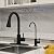 Allkorma Matte Black Ro Faucet, Reverse Osmosis Water Filter Faucet for Kitchen Sink, Faucet for Water Filtration System, Lead-Free, SUS 304 Stainless Steel