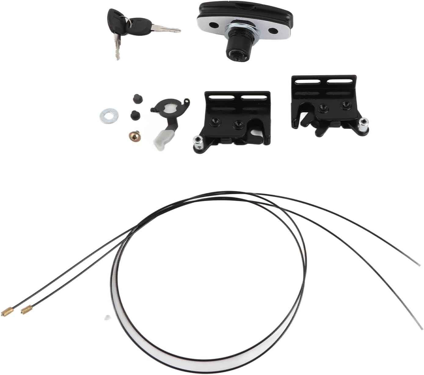 Truck Cover Twist Handle Kit Truck Cap Twist Handle Kit Enhanced Security Manual Unlocking 2 Keys 113436 100XQ for Leer Truck Caps 100XQ 100XL 100XR TSC700 Handle Kit with Keys