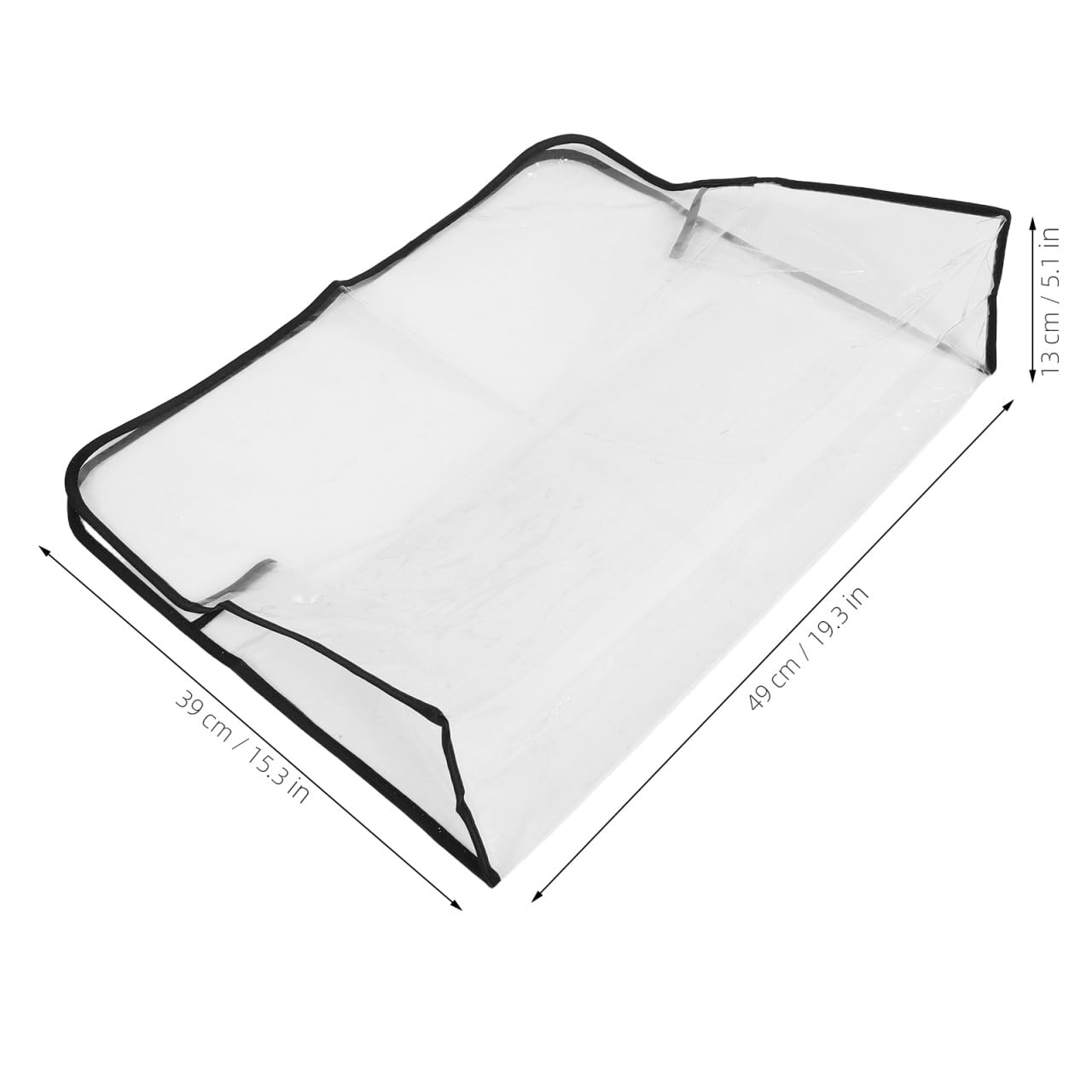 Fundas Protectoras para Sillas De Peluquería 2 Piezas Transparente Plástico para Respaldo para Salón De Belleza y SPA